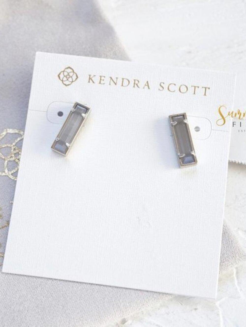 Kendra Scott Lady Stud Earrings Slate Cats Eye